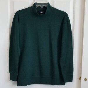 Lands' End Ribbed Mock Neck Sweater